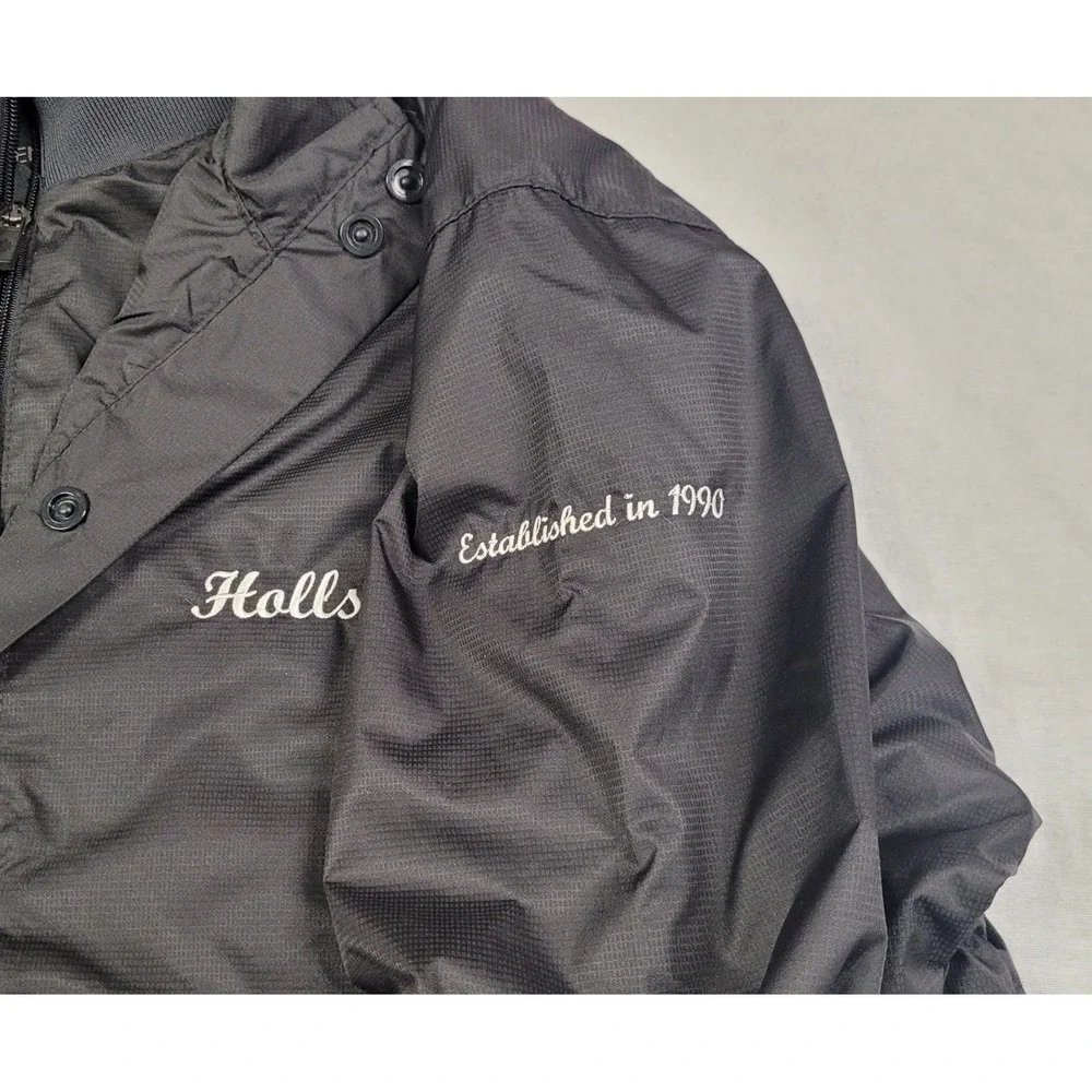 North End Quarter Zip Pullover Long Sleeve Black Windbreaker Jacket Men's Size S - Picture 3 of 9